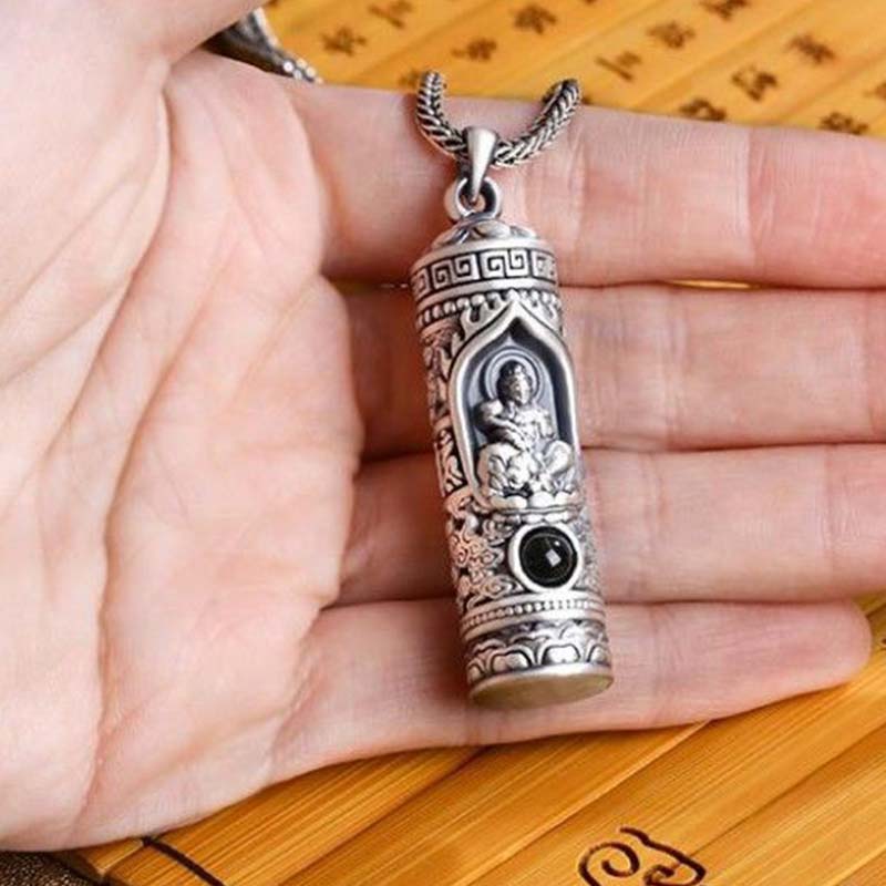 Buddha Stones Chinese Zodiac Natal Buddha Projection Prosperity Necklace Pendant