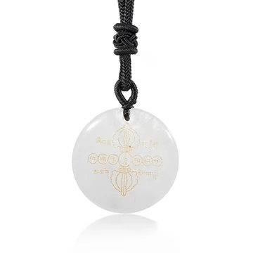 Buddha Stones Vajra Dorje Sanskrit Pattern Natural Various Cryst