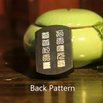 Buddha Stones 999 Sterling Silver Ebony Wood Red Sandalwood Yin