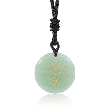 Buddha Stones Vajra Dorje Sanskrit Pattern Natural Various Cryst