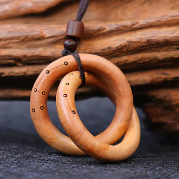 Buddha Stones Jujube Wood Taoist Yin Yang Ring Qiankun Circle Lu