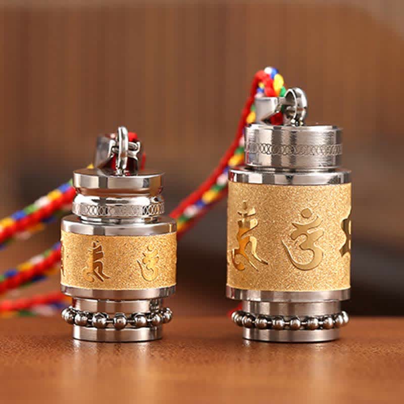 Buddha Stones Tibet Om Mani Padme Hum Shurangama Mantra Titanium