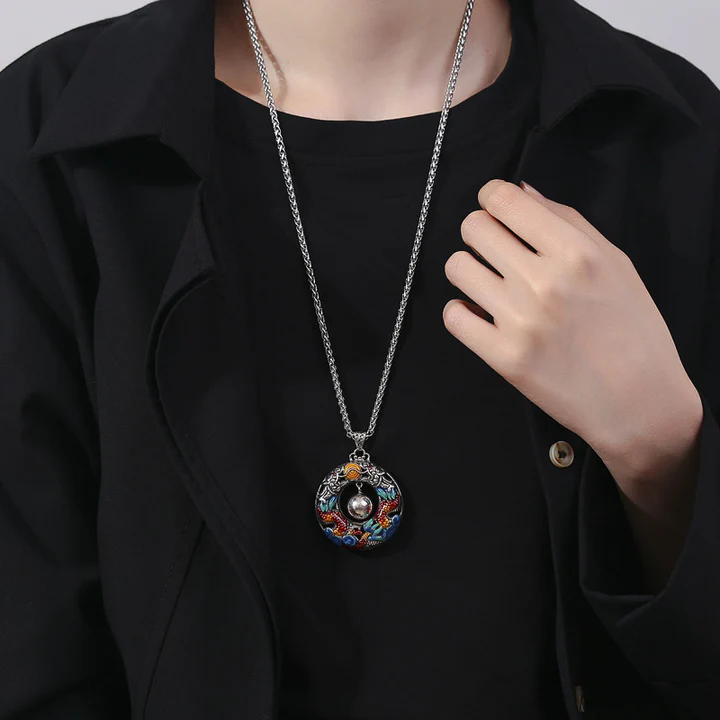 Buddha Stones Year of the Dragon Colorful Double Dragons Playing