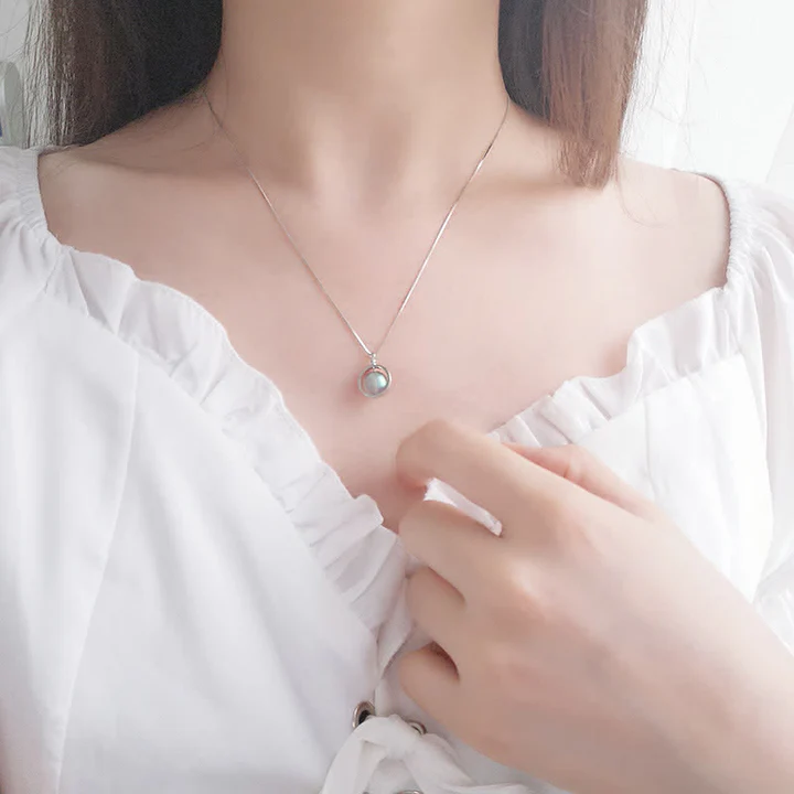 Buddha Stones 925 Sterling Silver Moonstone Love Planet Rotatabl