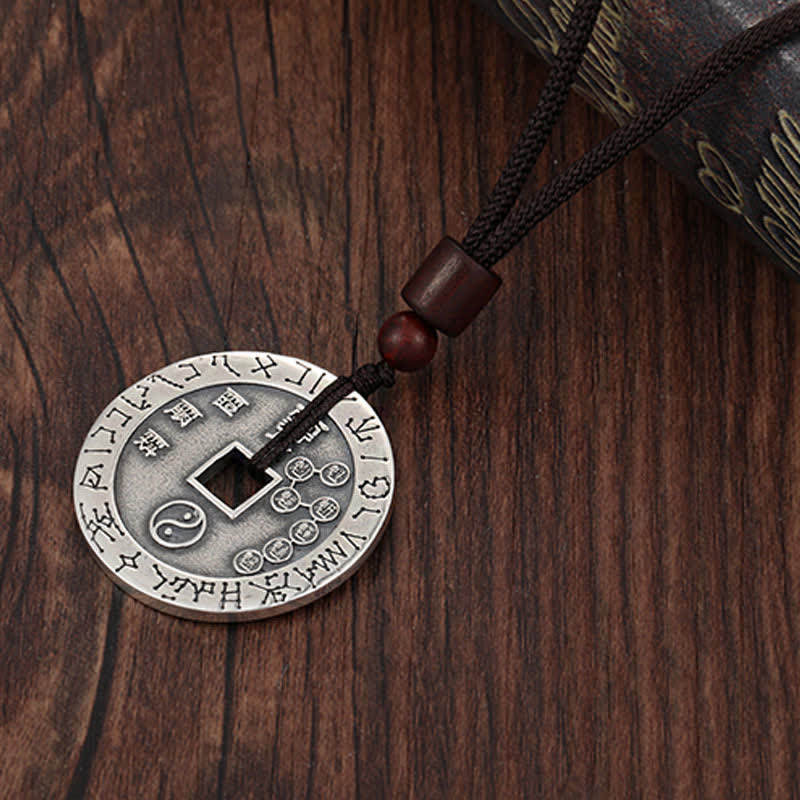 Buddha Stones Bagua Yin Yang Copper Coin Star Balance Energy Nec