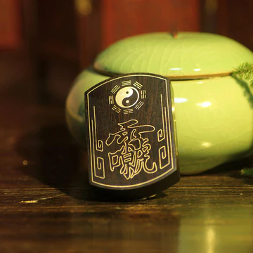 Buddha Stones 999 Sterling Silver Ebony Wood Red Sandalwood Yin