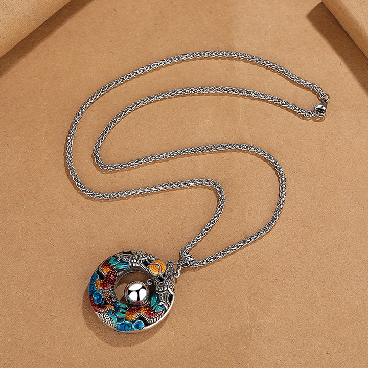 Buddha Stones Year of the Dragon Colorful Double Dragons Playing